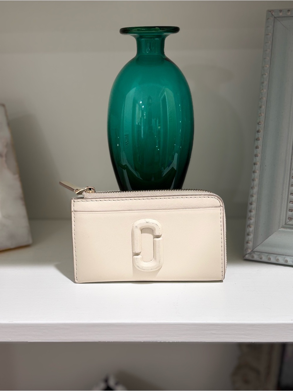 Marc Jacobs Women's The Leather J Marc Top Zip Multi Wallet - Picture 1 of 10